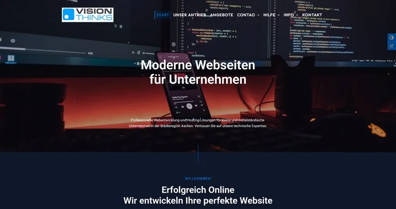 VisionThinks – Moderne Webseiten für Unternehmen